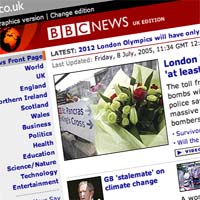 Public turns to BBC online for London blasts updates