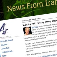 Channel 4 team podcasts from Tehran