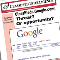Google Base set to dominate classifieds, says new report
