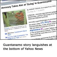 Amnesty's Guantanamo story slips down the agenda