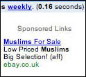 Google's 'Muslims for sale