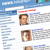 Telegraph rolls out blogs for 2006
