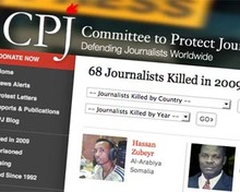 Committee to Protect Journalists website