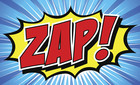 Zap pow cartoon