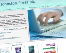 johnston press screenshot