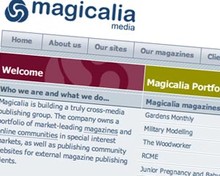 Screenshot of Magicalia website